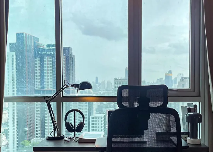 Apartment Functional And Comfortable-fastwifi-mrt Huaikhwang Bangkok