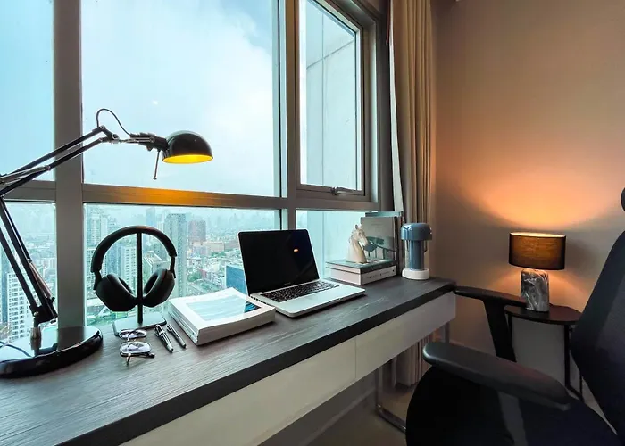 Functional And Comfortable-fastwifi-mrt Huaikhwang Apartment
